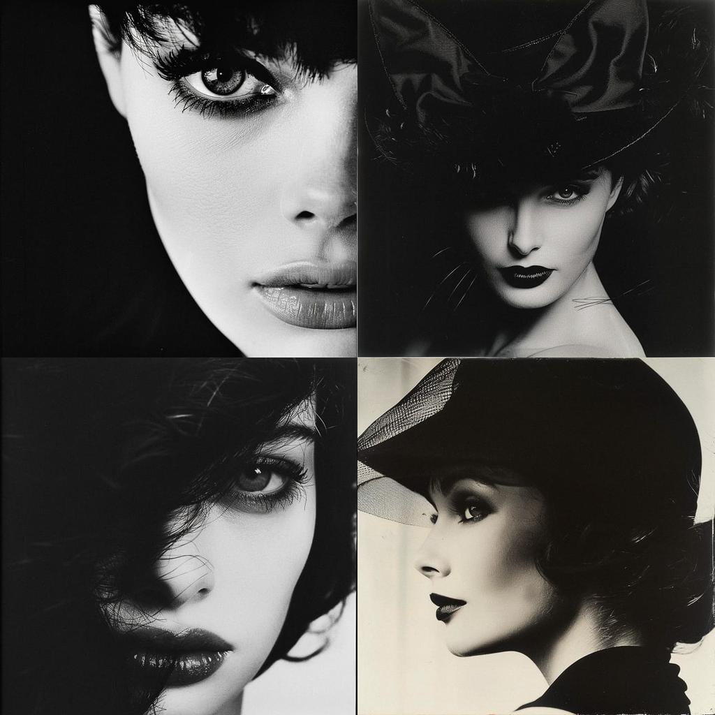 Terence Donovan style, Midjourney V6, render 1 of 4