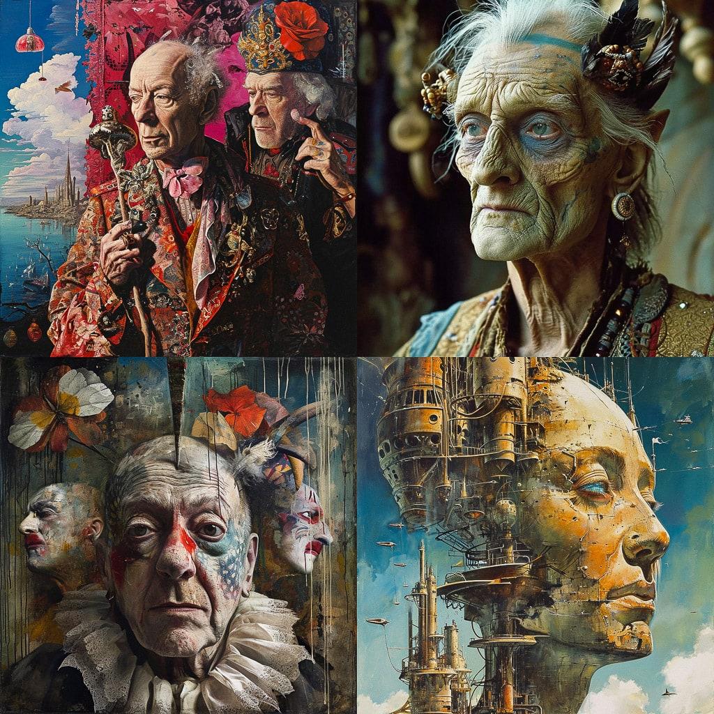 Terry Gilliam style, Midjourney V6, render 1 of 4