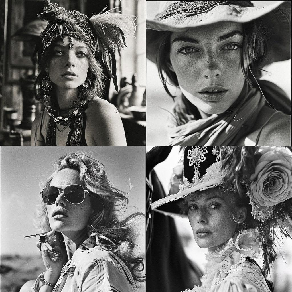 Terry O'Neill style, Midjourney V6, render 1 of 4