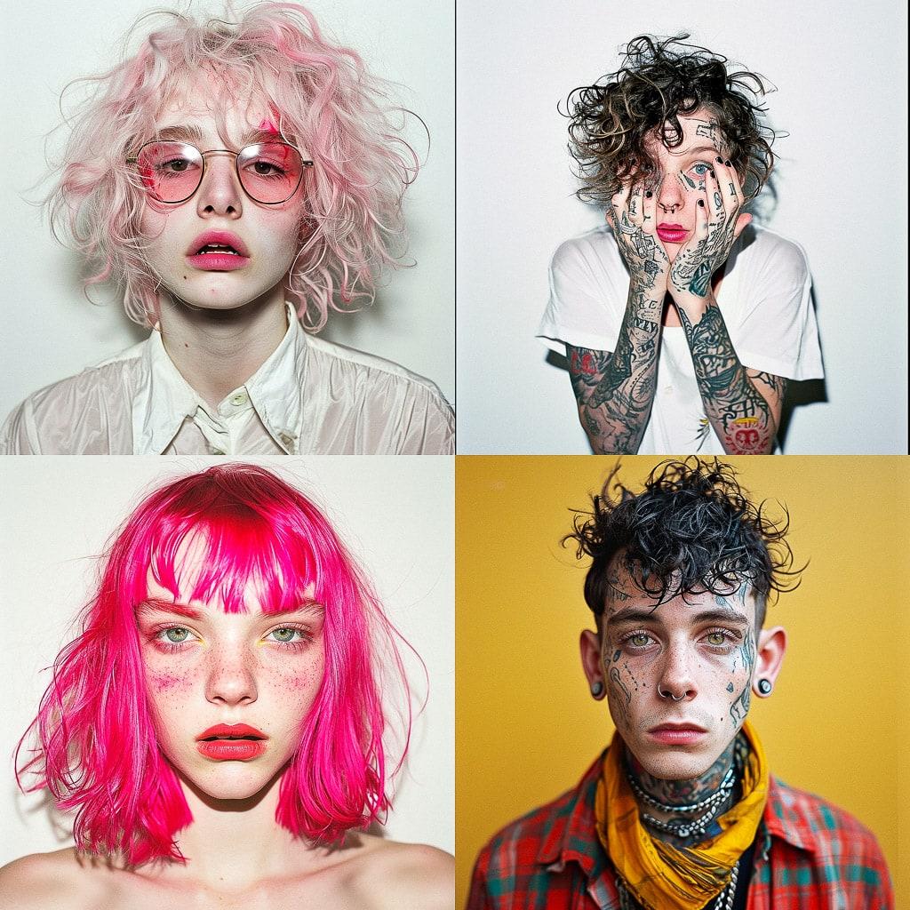 Terry Richardson style, Midjourney V6, render 1 of 4
