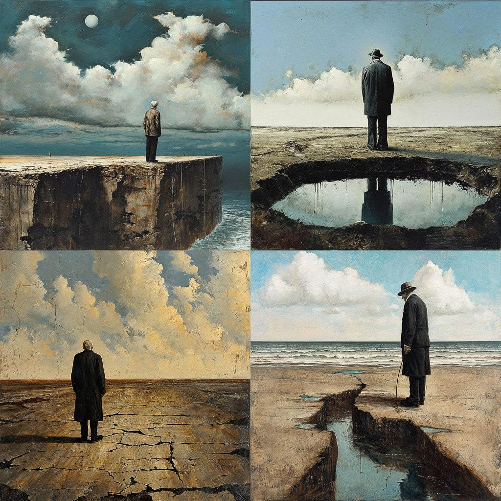 Teun Hocks style, Midjourney V6, render 1 of 4