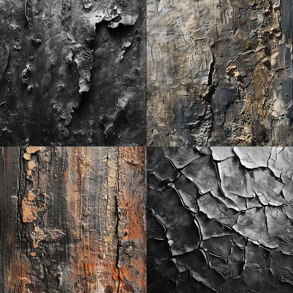 Textured surface style, Midjourney V6, render 1 of 4