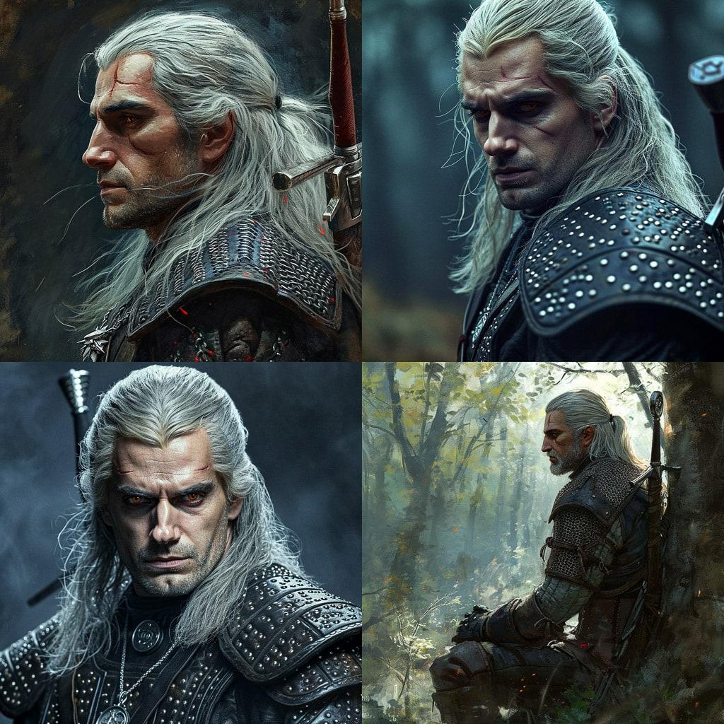 The Witcher style, Midjourney V6, render 1 of 4