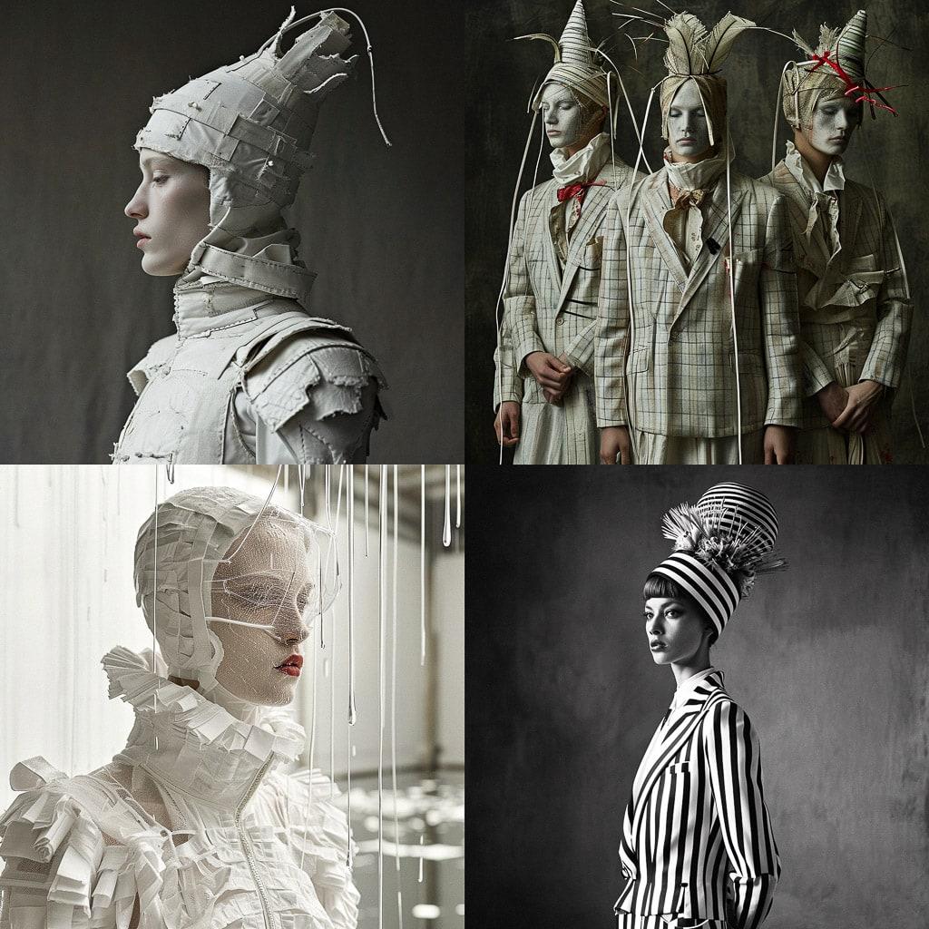 Thom Browne style, Midjourney V6, render 1 of 4