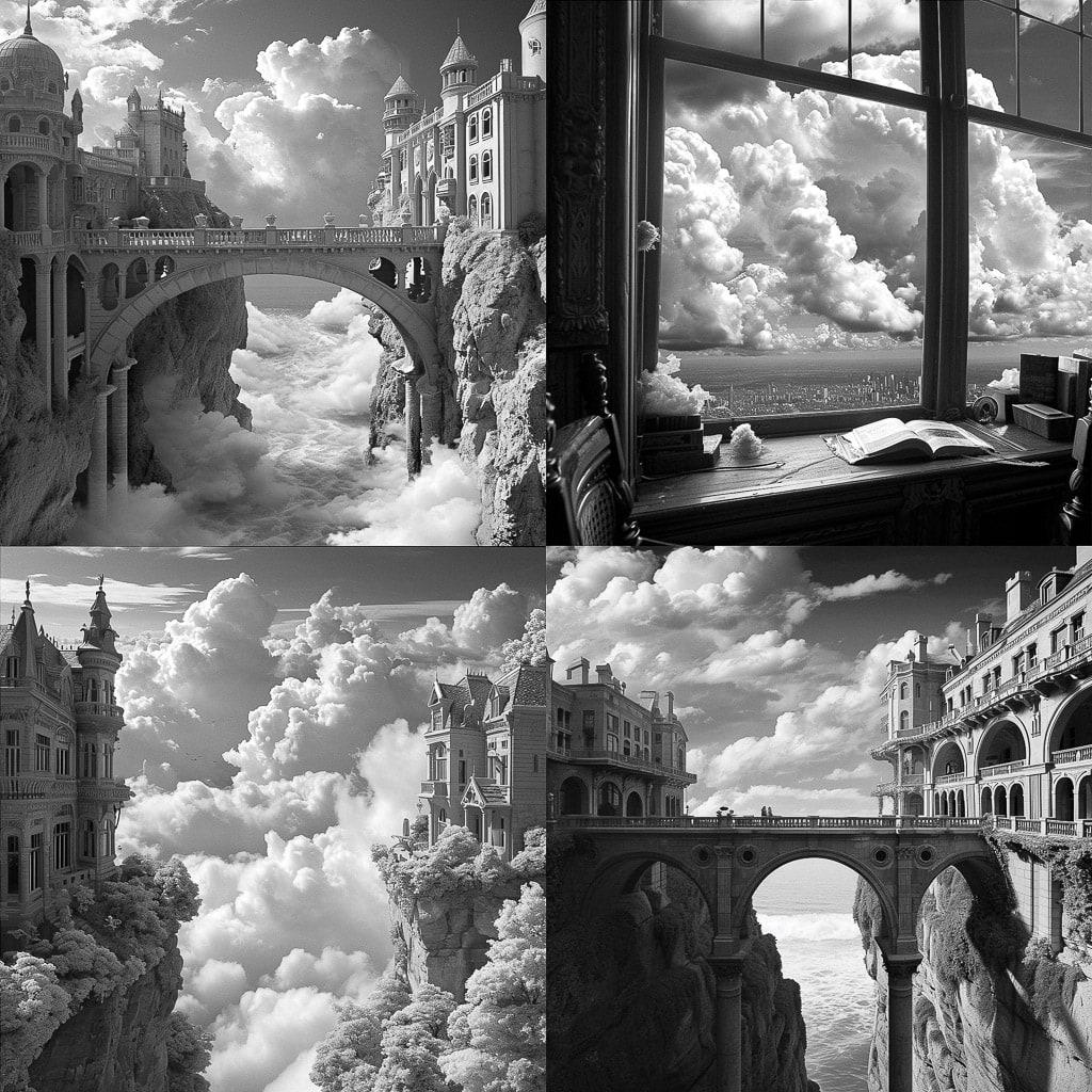 Thomas Barbey style, Midjourney V6, render 1 of 4