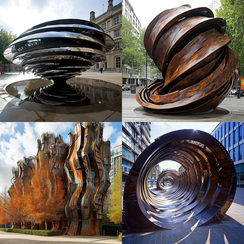 Thomas Heatherwick style, Midjourney V6, render 1 of 4