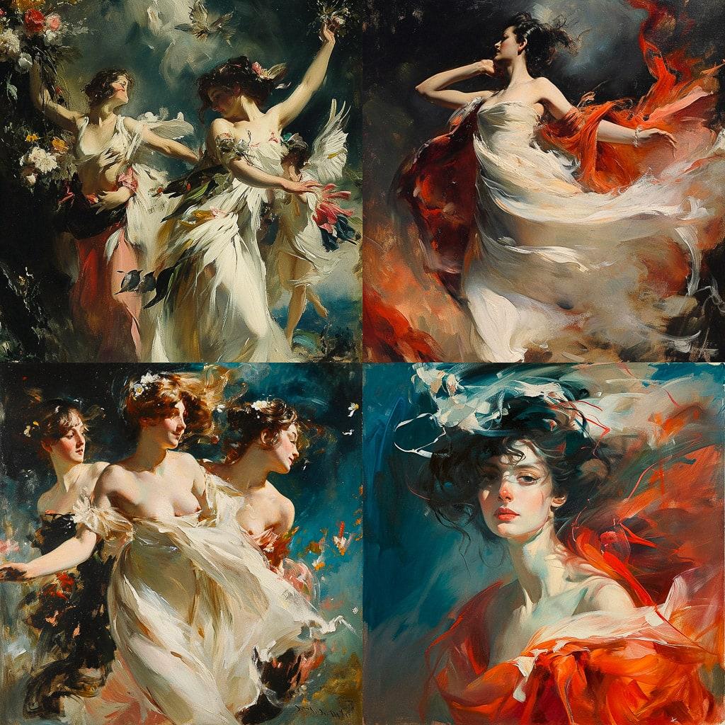 Thomas Lawrence style, Midjourney V6, render 1 of 4