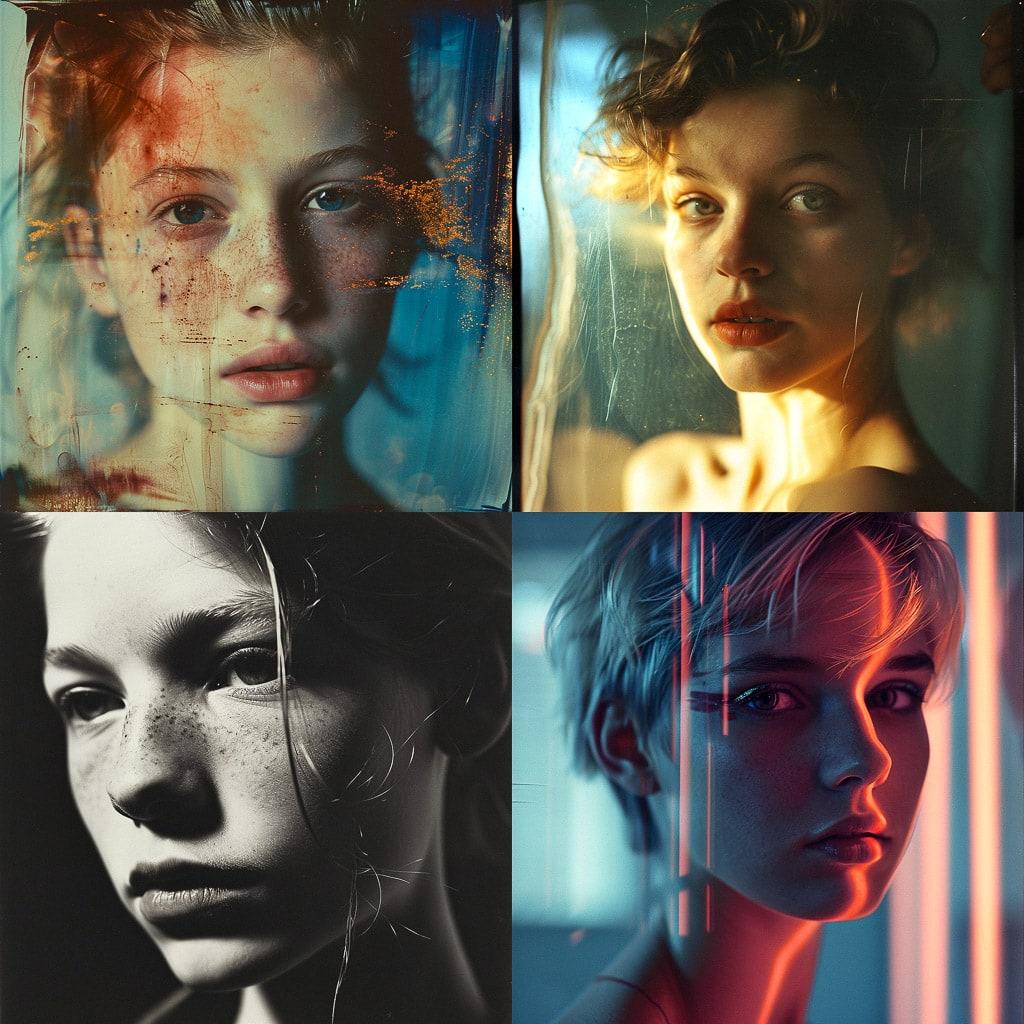 Thomas Ruff style, Midjourney V6, render 1 of 4
