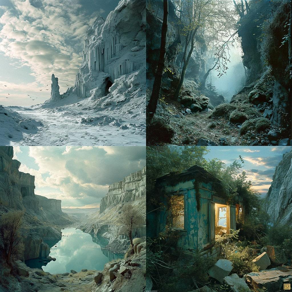 Thomas Wrede style, Midjourney V6, render 1 of 4