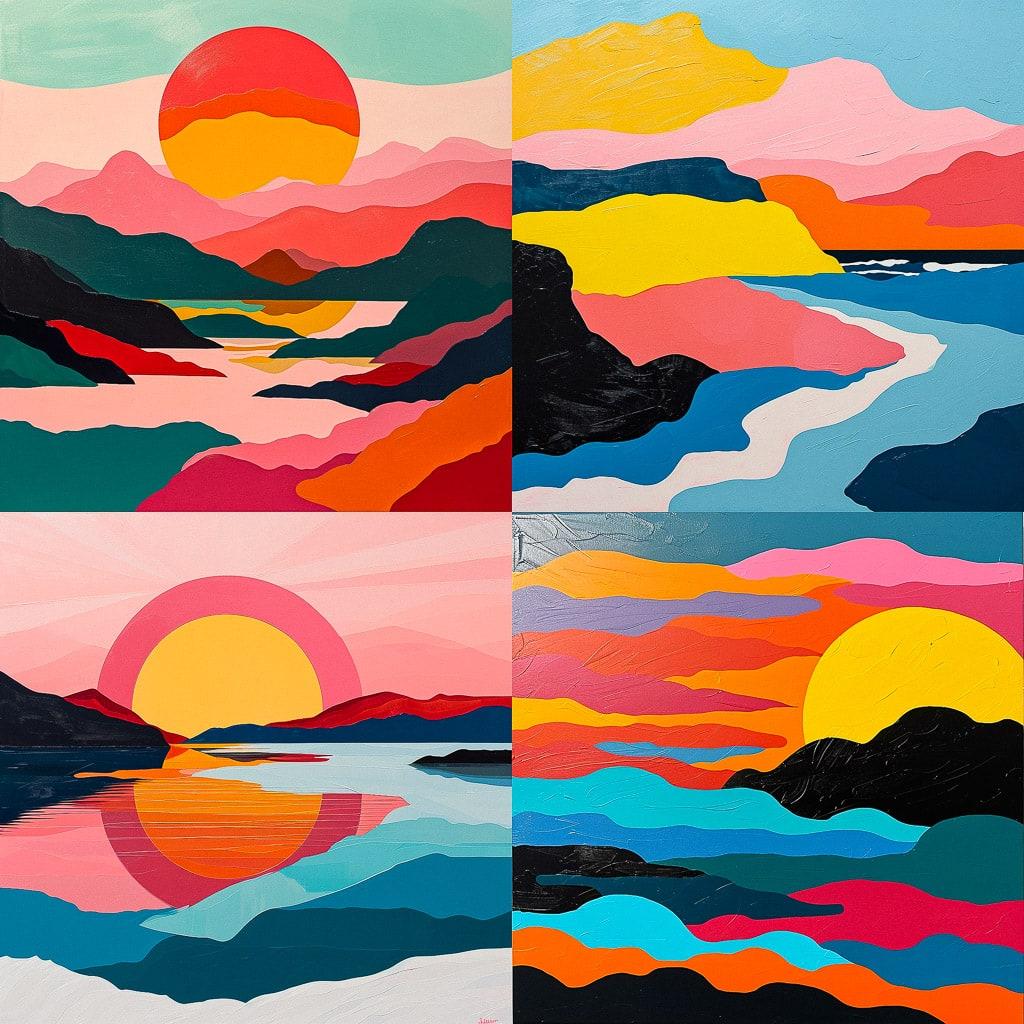 Tim Lahan style, Midjourney V6, render 1 of 4