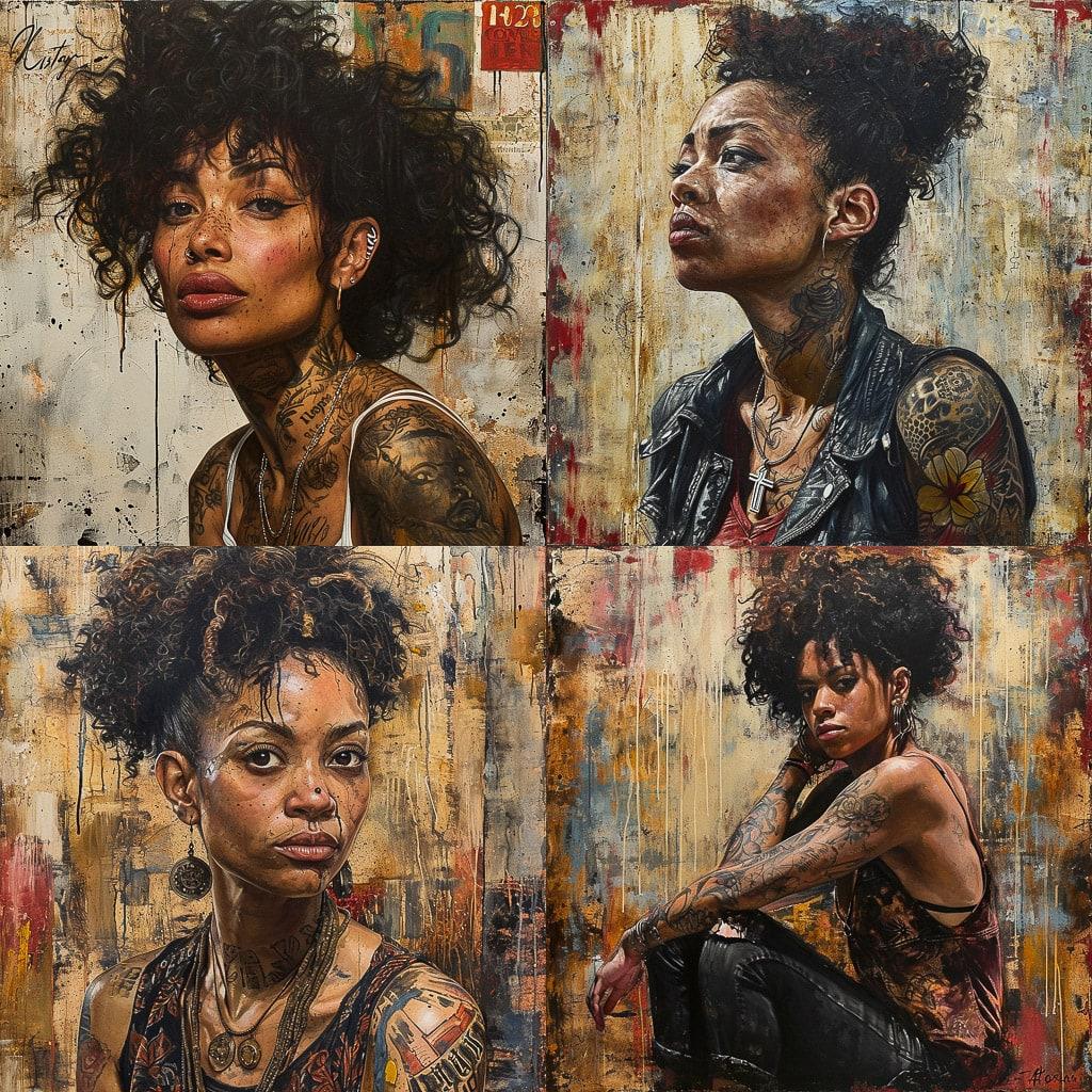Tim Okamura style, Midjourney V6, render 1 of 4