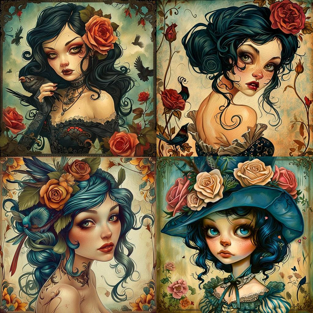 Tim Shumate style, Midjourney V6, render 1 of 4