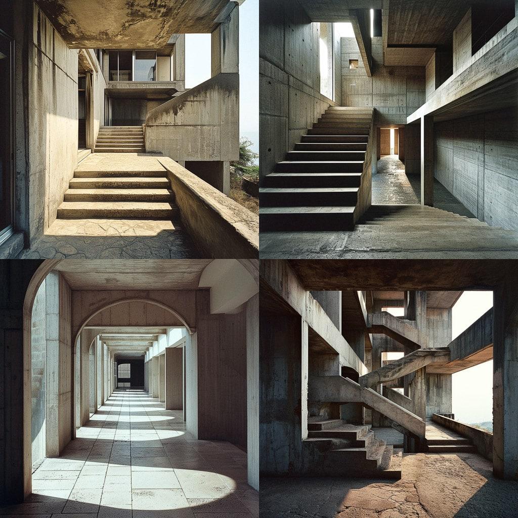 Tobia Scarpa style, Midjourney V6, render 1 of 4