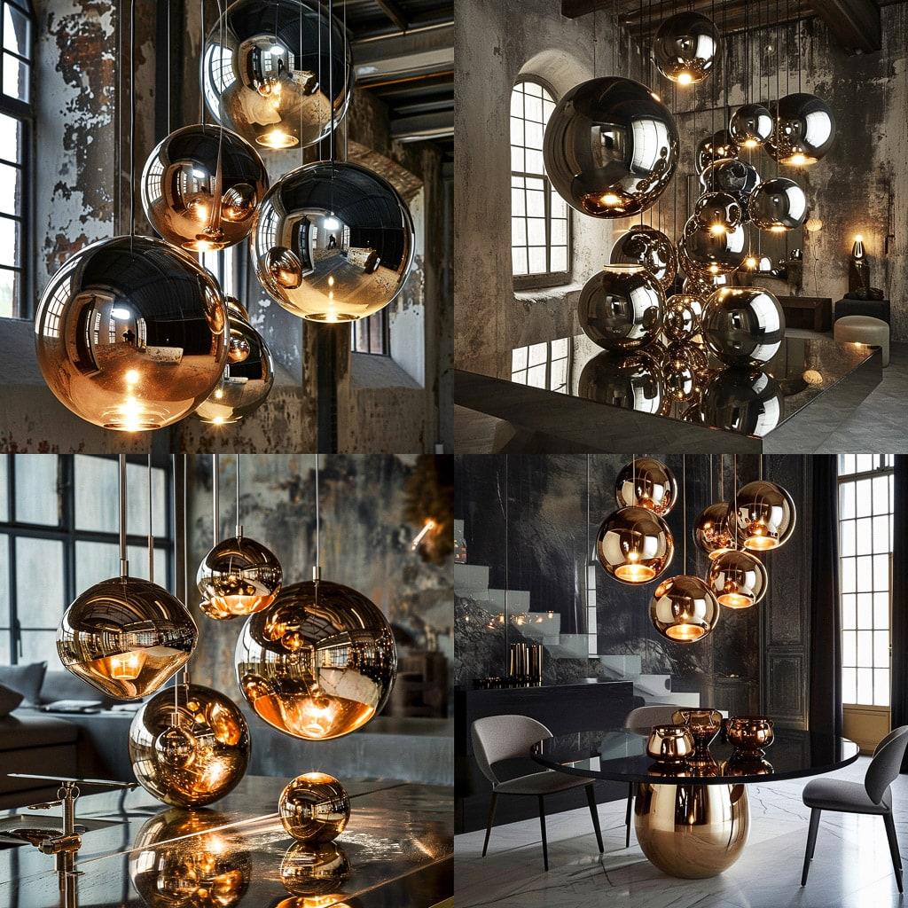 Tom Dixon style, Midjourney V6, render 1 of 4