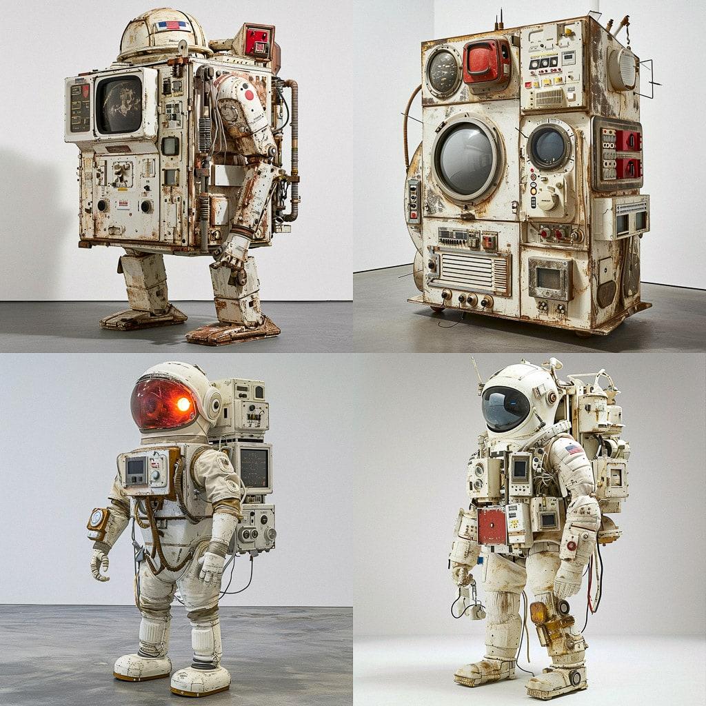 Tom Sachs style, Midjourney V6, render 1 of 4