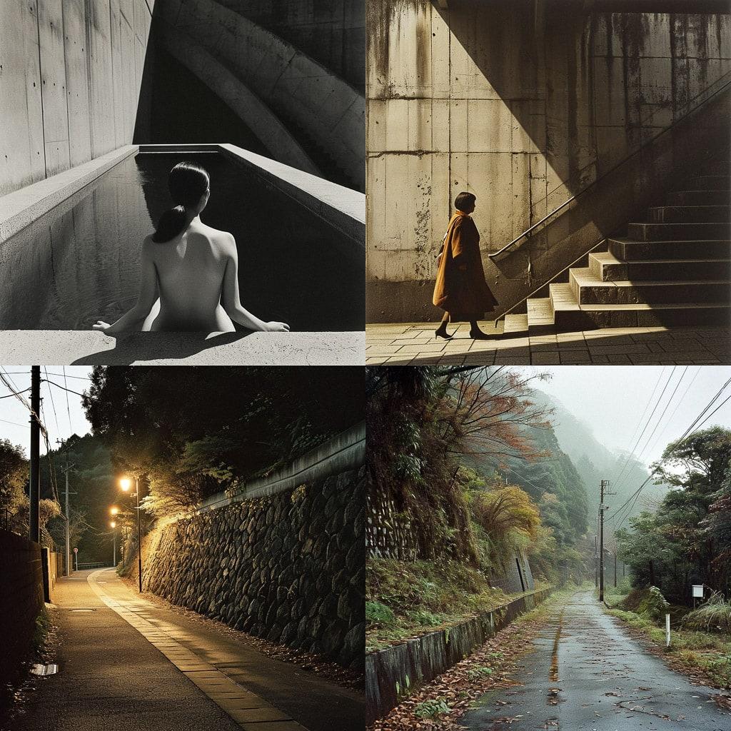 Toshio Shibata style, Midjourney V6, render 1 of 4