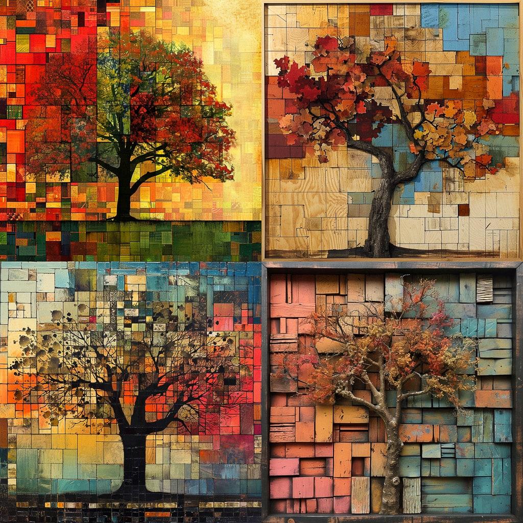 Treemap style, Midjourney V6, render 1 of 4
