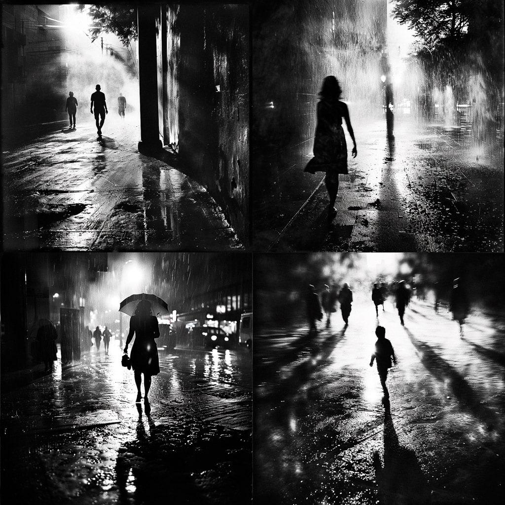 Trent Parke style, Midjourney V6, render 1 of 4