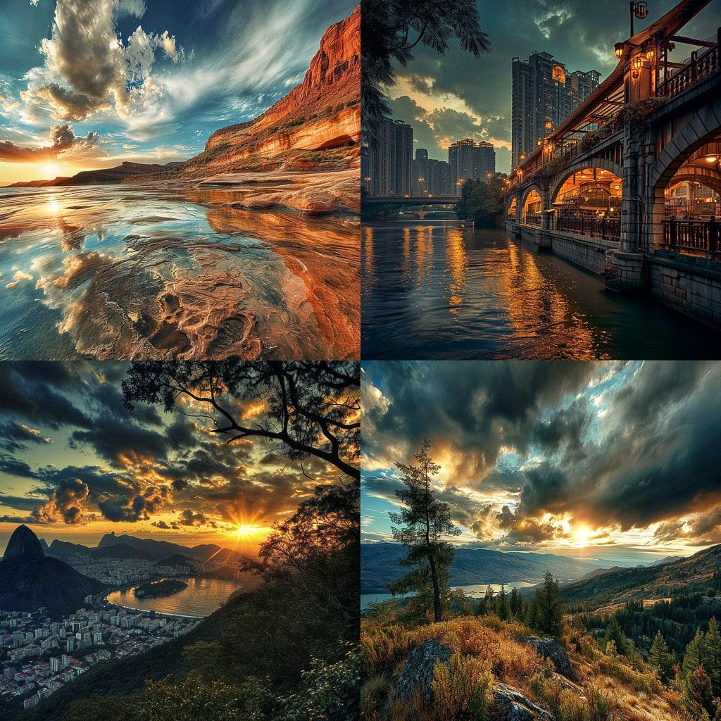 Trey Ratcliff style, Midjourney V6, render 1 of 4