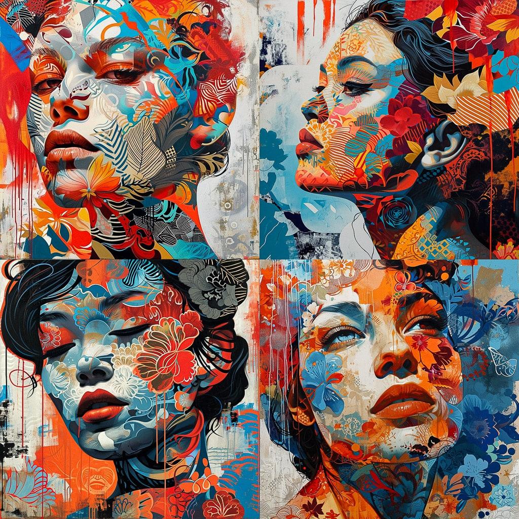 Tristan Eaton style, Midjourney V6, render 1 of 4