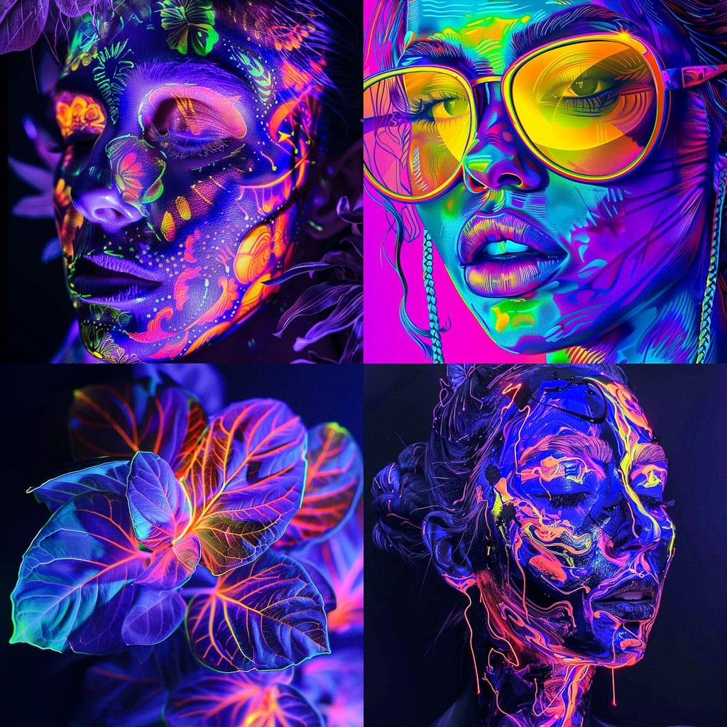 UV colors style, Midjourney V6, render 1 of 4