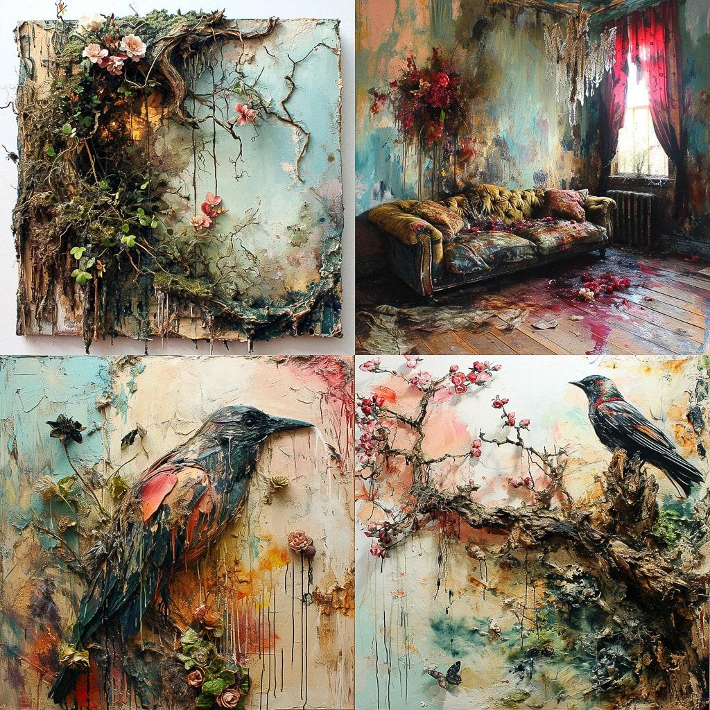 Valerie Hegarty style, Midjourney V6, render 1 of 4