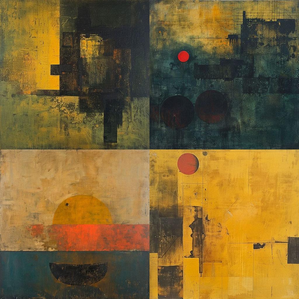 VS Gaitonde style, Midjourney V6, render 1 of 4