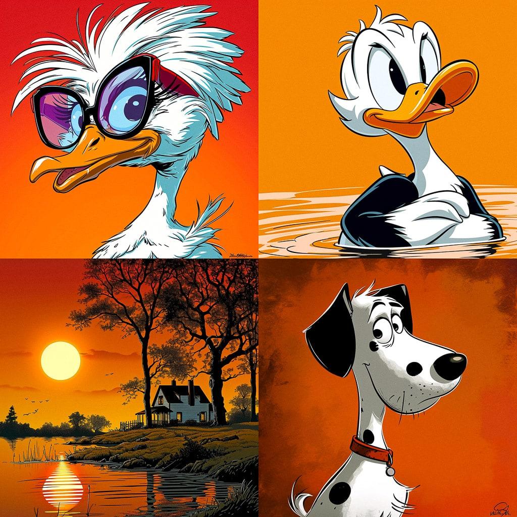 Walt Handelsman style, Midjourney V6, render 1 of 4