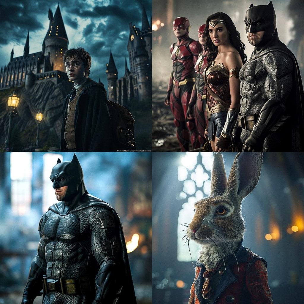 Warner Bros style, Midjourney V6, render 1 of 4