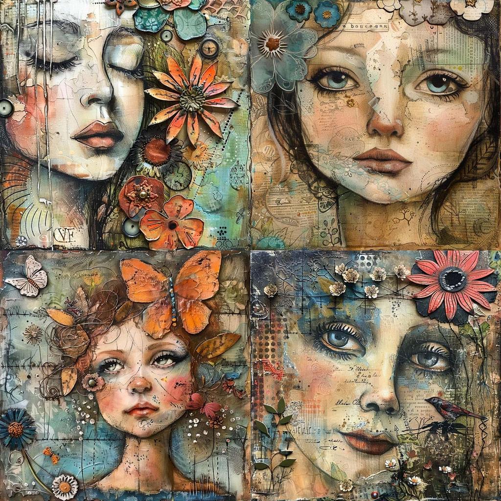 Wendy Vecchi style, Midjourney V6, render 1 of 4