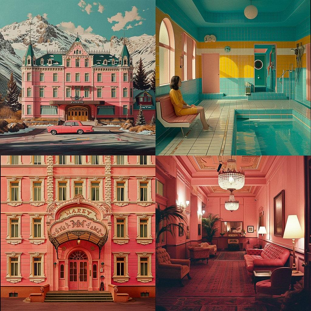 Wes Anderson style, Midjourney V6, render 1 of 4