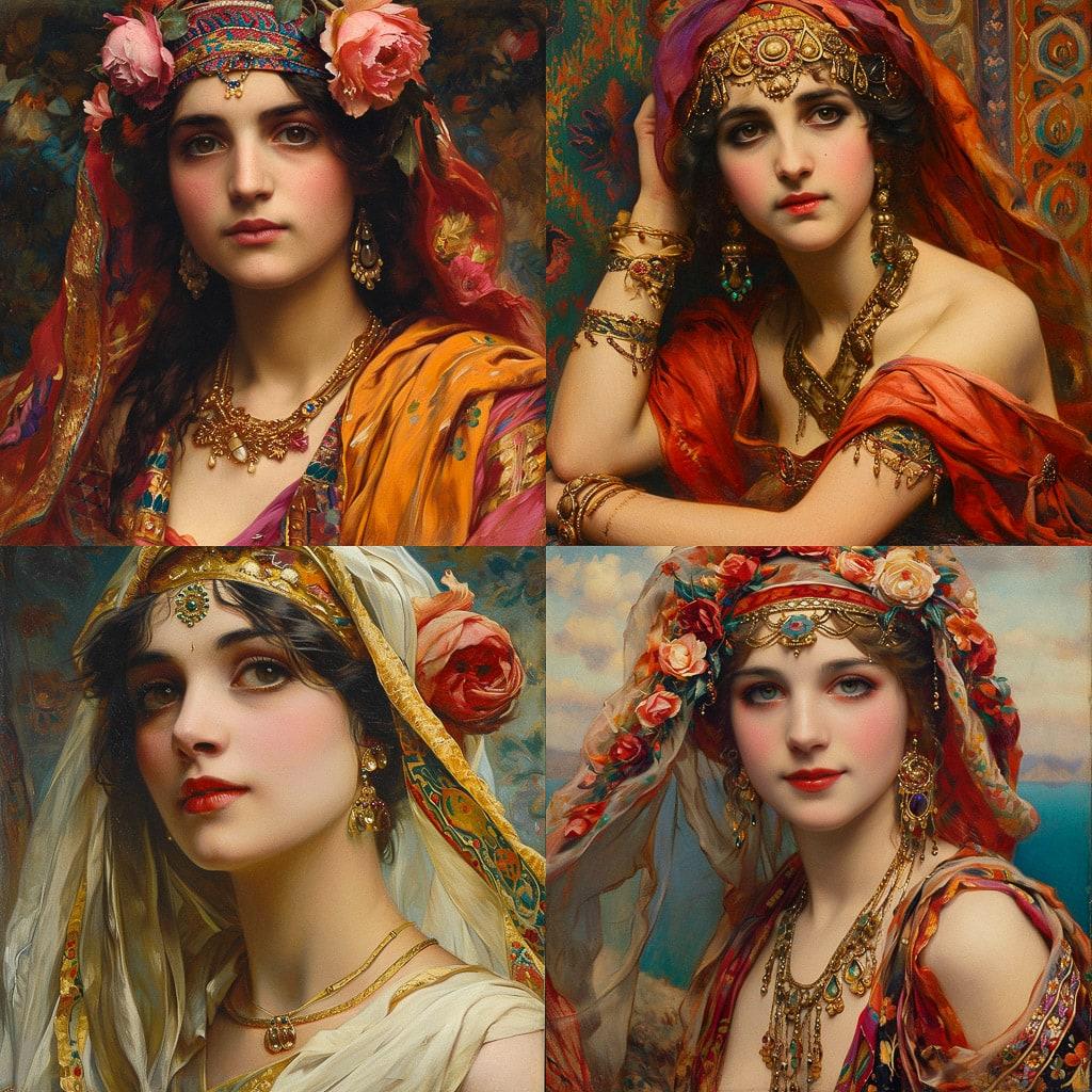 William Clarke Wontner style, Midjourney V6, render 1 of 4