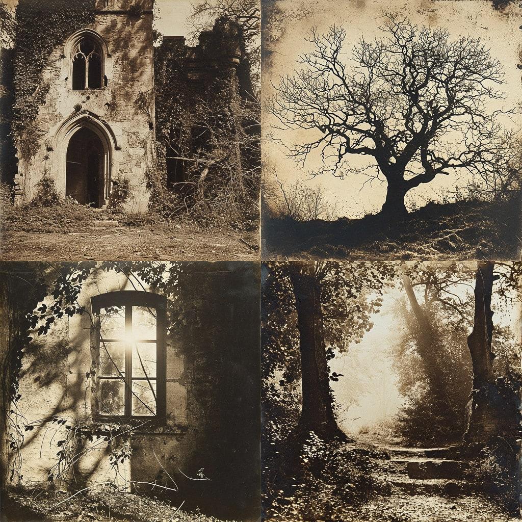 William Henry Fox Talbot style, Midjourney V6, render 1 of 4