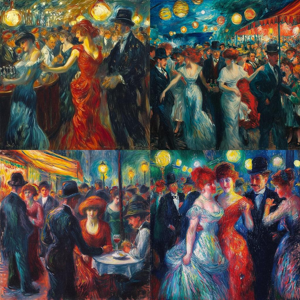 William James Glackens style, Midjourney V6, render 1 of 4