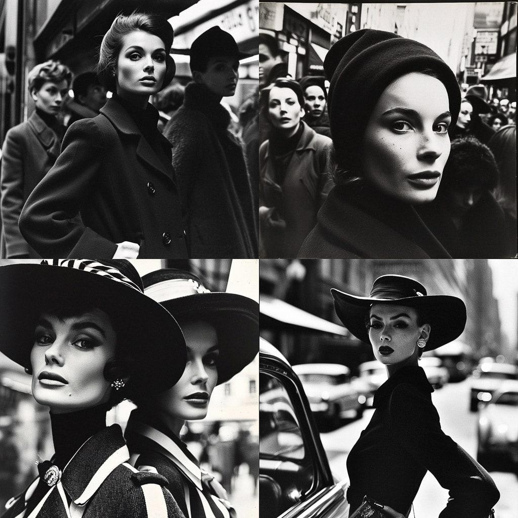 William Klein style, Midjourney V6, render 1 of 4