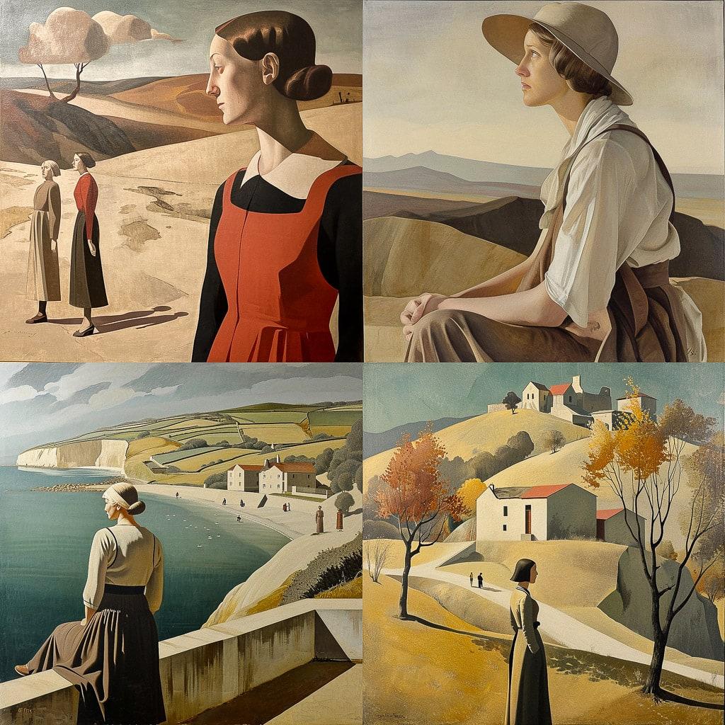 Winifred Knights style, Midjourney V6, render 1 of 4