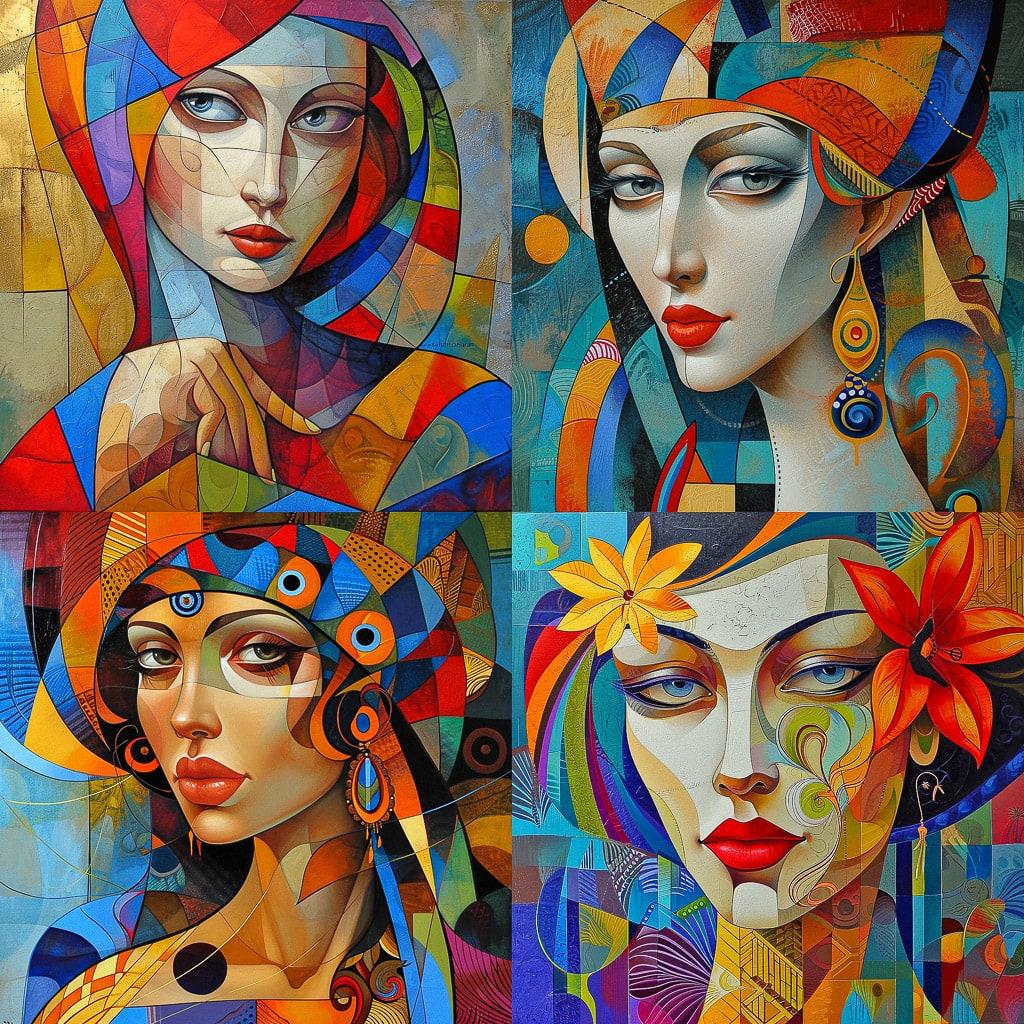 Wlad Safronow style, Midjourney V6, render 1 of 4