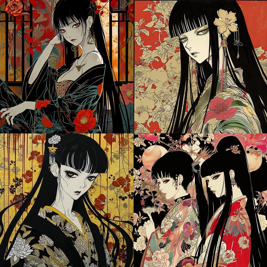 xxxHolic style, Midjourney V6, render 1 of 4