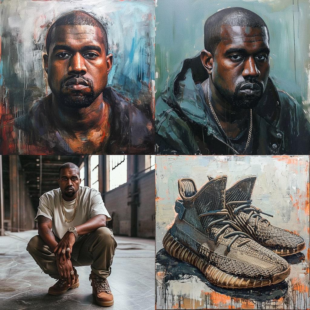 Yeezy style, Midjourney V6, render 1 of 4