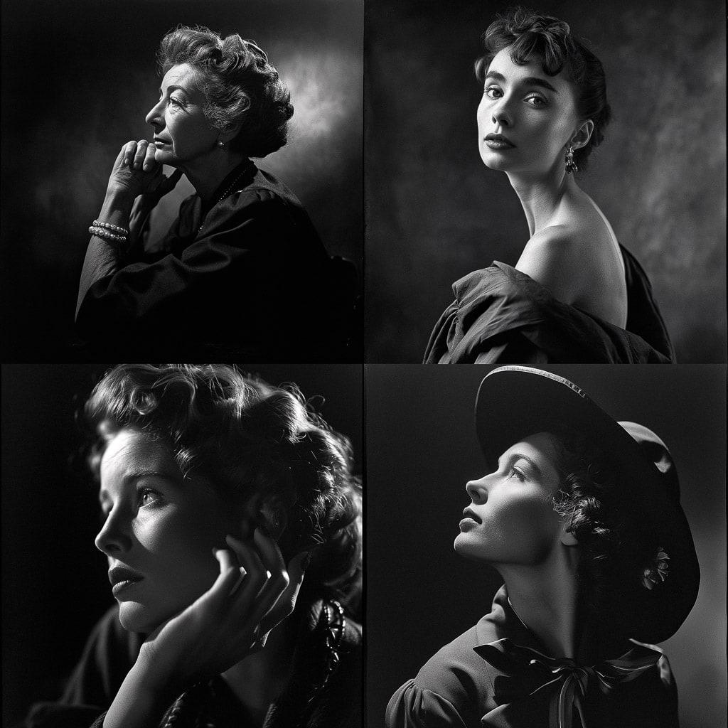 Yousuf Karsh style, Midjourney V6, render 1 of 4