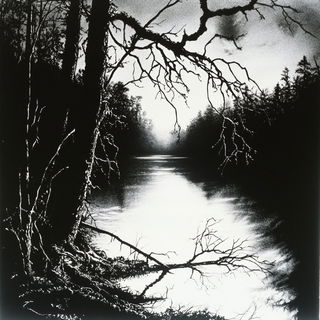 Copyveil Cities style, Midjourney V6.1: realistic landscape photograph of quiet dawn