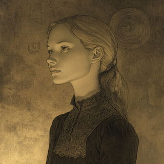 Botanerosion style, Midjourney V6.1: photographic portrait of female protagonist