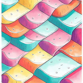 Construction Ink style, Midjourney V6.1: creative pattern composition