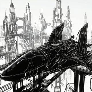 Celadon Cataclysm style, Midjourney V6.1: cinematic shot from sci-fi movie
