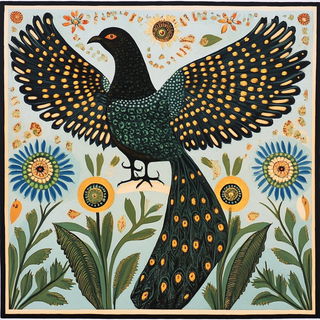 Chronocel style, Midjourney V6.1: traditional folk art