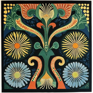Chronocel style, Midjourney V6.1: creative pattern composition