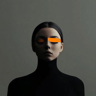 Foliage Migration style, Midjourney V6.1: photographic portrait of female protagonist