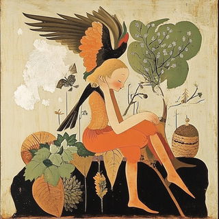 Quarry Relic style, Midjourney V6.1: classical 18th-century oil painting