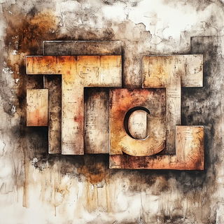Sapphire Orthosphere style, Midjourney V6.1: typographic composition with large letters
