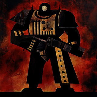 Dioramyth style, Midjourney V6.1: concept art character design of retropunk steam knight
